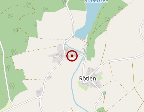 Karte: Pflege- und Behindertenheim Rötlenmühle GmbH