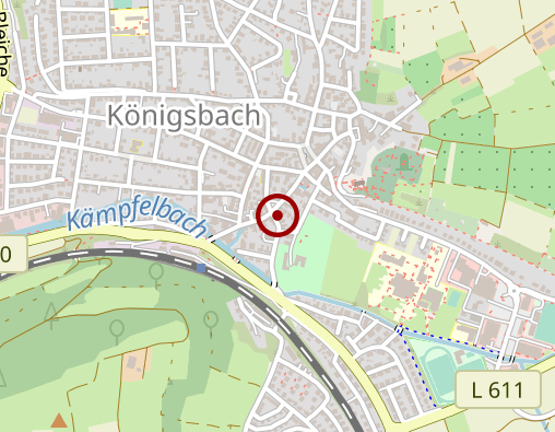 Karte: Physiotherapie und Training Königsbach