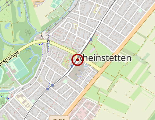 Karte: Betreuungsgruppen für demenziell erkrankte Menschen in Rheinstetten (Montags-,Mittwochs- und Donnerstagstreff)