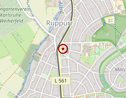 Karte: Evang. Sozialstation Karlsruhe GmbH