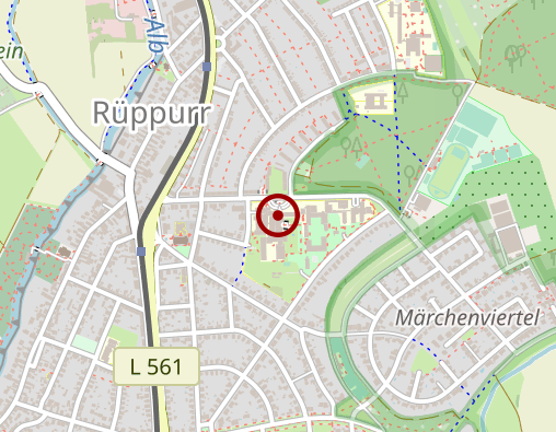 Karte: Diakonissenkrankenhaus Karlsruhe-Rüppurr