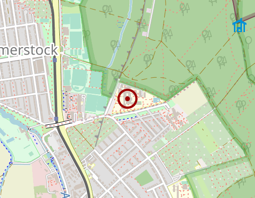 Karte: Wohnstift Karlsruhe e.V. Ambulanter Hausdienst