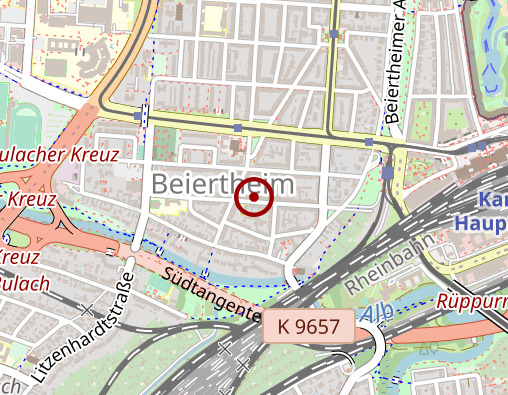 Karte: Praxis für Lebensenergie Karlsruhe