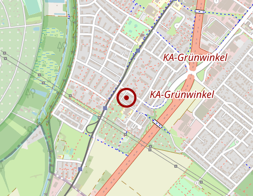 Karte: Rheinstrandpraxis