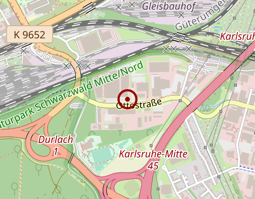 Karte: Deutsche Homöopathie-Union DHU-Arzneimittel GmbH & Co. KG