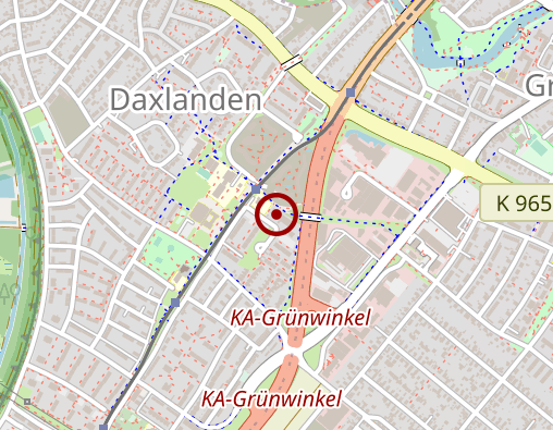 Karte: Heimstiftung Karlsruhe Langzeitwohnbereich