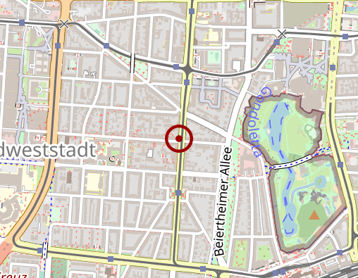 Karte: Gruppe "Offener Treff" im Café Chance