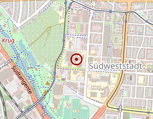 Karte: St. Vincentius Kliniken Karlsruhe