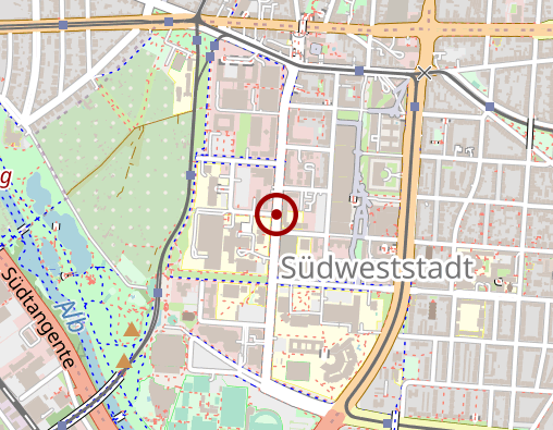 Karte: Caritasverband Karlsruhe e.V Seniorenzentrum St. Franziskus