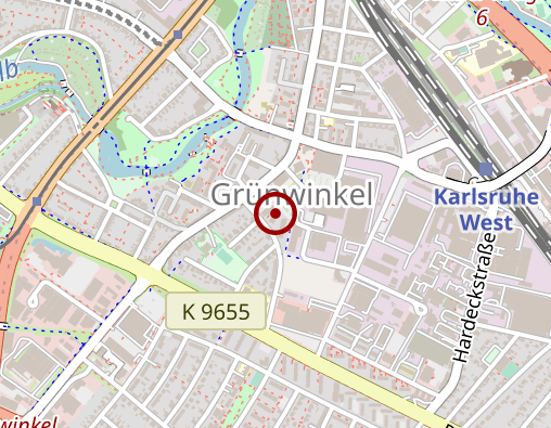 Karte: AWO Karlsruhe Mobile Pflege und Betreuung