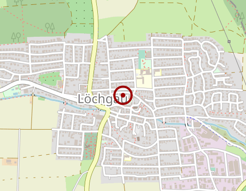 Karte: Kleeblatt Pflegeheim Löchgau