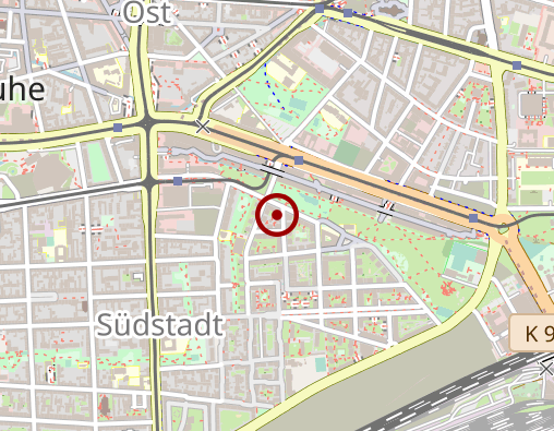 Karte: ASB RV Karlsruhe