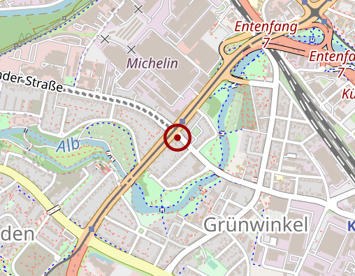 Karte: Ergotherapie am Albgrün