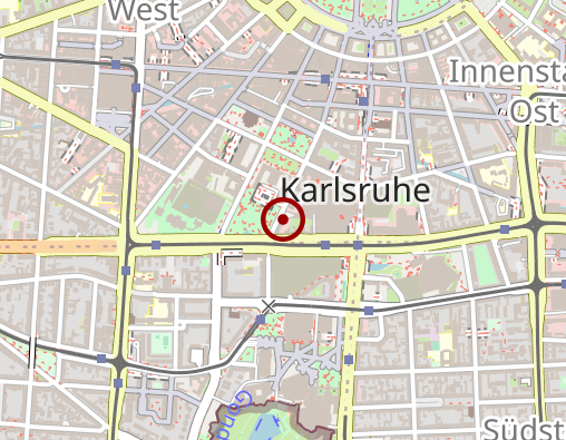 Karte: Reha - Zentrum am Ettlinger Tor