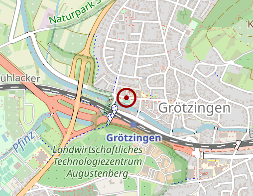 Karte: AWO Karlsruhe gGmbH Hanne-Landgraf-Haus