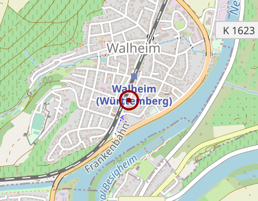 Karte: Evangelische Heimstiftung Württemberg GmbH Haus am Bürgergarten Pflegeheim