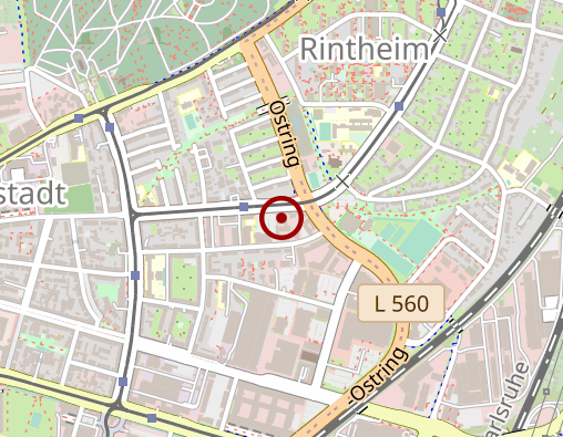 Karte: Gesundheitszentrum am Ostring