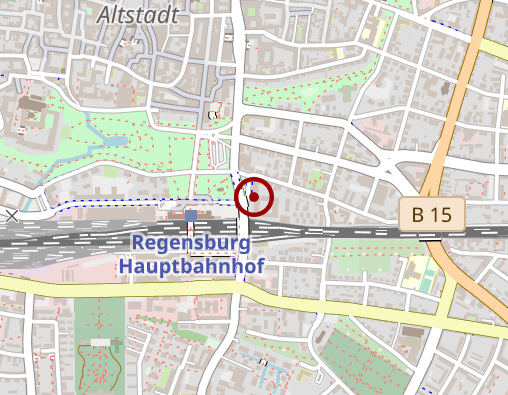 Karte: Kursana Residenz Regensburg ambulanter Dienst