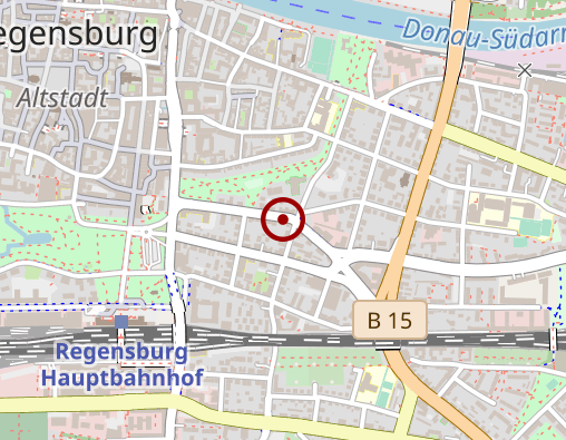 Karte: Ehe- Familien- u. Lebensberatung kath.