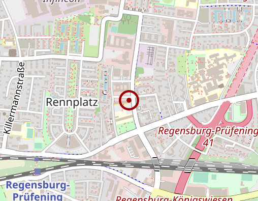 Karte: Rettungsdienst, Bezirksverband Ndb./Opf.