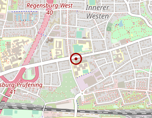 Karte: Diakonie Regensburg psychologische Beratung