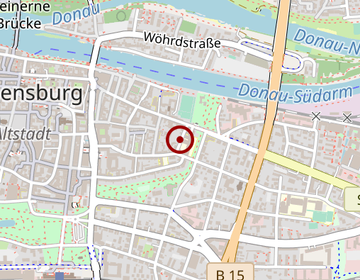 Karte: Taxi-Funk-Vermittlung Regensburg e.G.