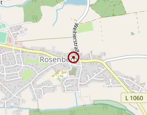 Karte: Dienste für Menschen gGmbH Pflegestift Rosenberg