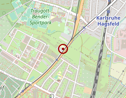 Karte: Freier Kindergarten Karlsruhe e.V.