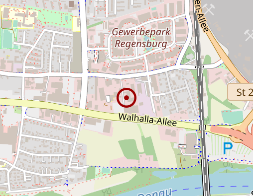 Karte: Arbeiter-Samariter-Bund Regensburg gGmbH Fahrdienste