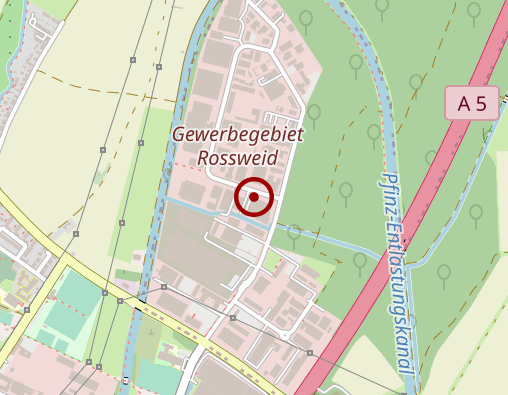 Karte: Beschäftigungs Zentrum Karlsruhe GmbH