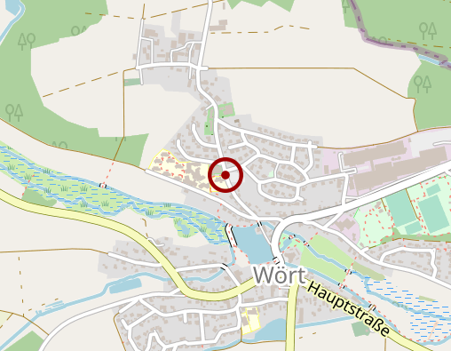 Karte: Betreuungsgruppe für Menschen mit Demenz "Treffpunkt Sorglos" Wört