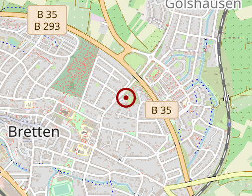 Karte: AWO Sozialstation Bretten