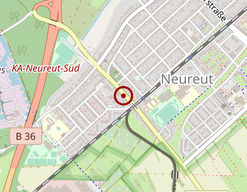 Karte: Pfeil Mietwagen