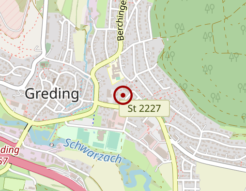 Karte: Caritas-Sozialstation Greding