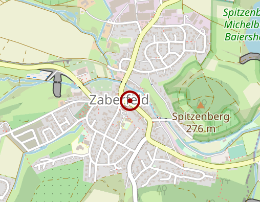 Karte: Alexander-Stift Dienste für Senioren gGmbH Pflegeheim Zaberfeld