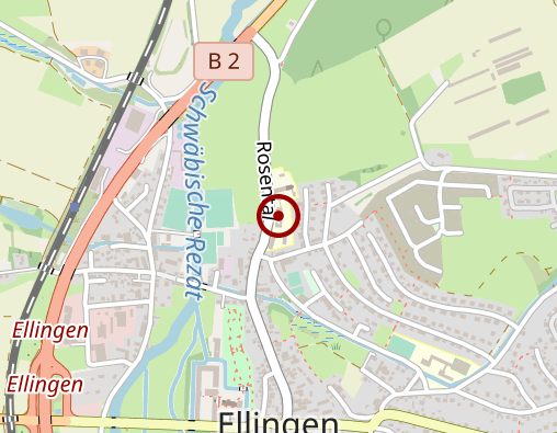 Karte: Ambulanter Pflegedienst St. Elisabeth Ellingen