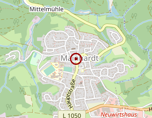 Karte: Kuhn Sascha Krankengymnastik und Massagen