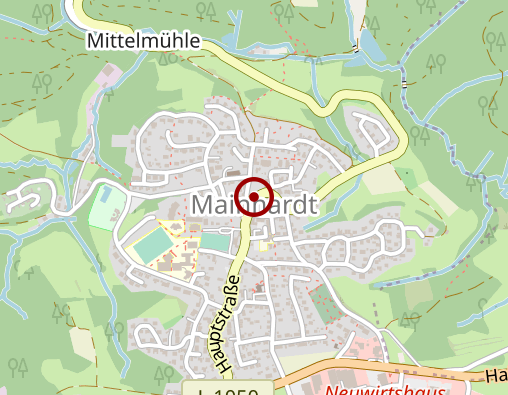 Karte: Betreuungsgruppe Mainhardter Wald