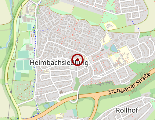 Karte: Dienste für Menschen gGmbH Pflegestift Teuershof