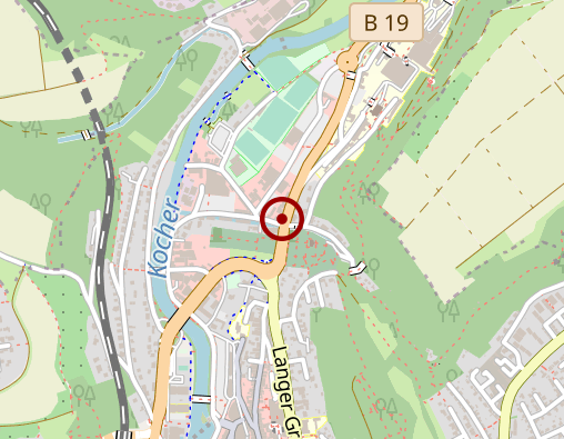 Karte: Christliche Trauerhilfe Schwäbisch Hall-Hohenlohe e.K.