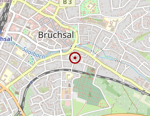 Karte: Ökumenischer Hospizdienst Bruchsal