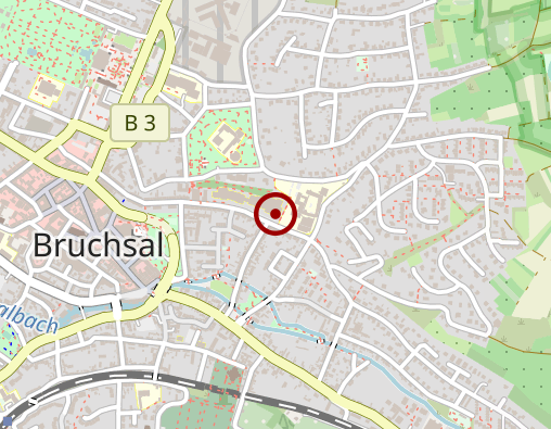 Karte: Ev. Altenzentrum Bruchsal Diakoniestation
