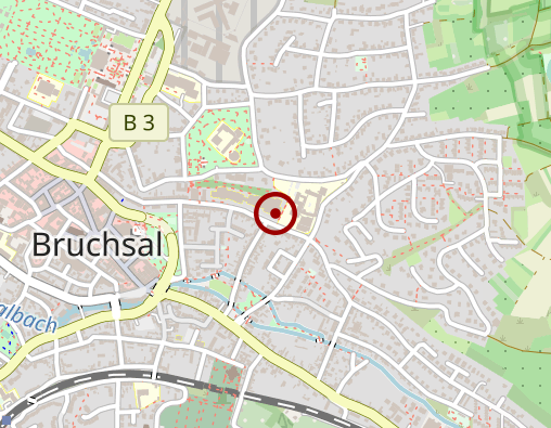 Karte: Ev. Altenzentrum Bruchsal Diakonieverein Bruchsal e.V.