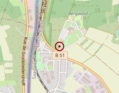 Karte: Saarland Therme GmbH & Co. KG