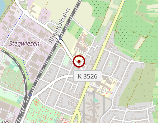 Karte: Wohnheim Bruchsal Pflege und Behinderten- einrichtung