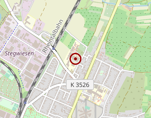 Karte: Lebenshilfe für Menschen mit Behinderungen Bezirk Bruchsal-Bretten e.V. Verwaltung