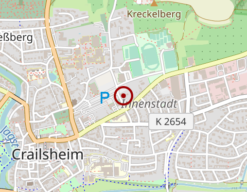 Karte: Beschützende Werkstätte für geistig u. körperlich Behinderte Heilbronn e.V. Wohnhaus