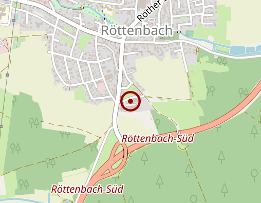 Karte: Häuslicher Pflegedienst Röttenbach Ingrid Kühnel