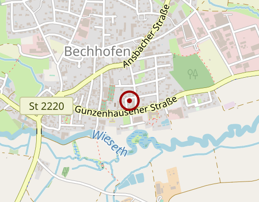 Karte: Bayerisches Rotes Kreuz KV Ansbach RW Bechhofen