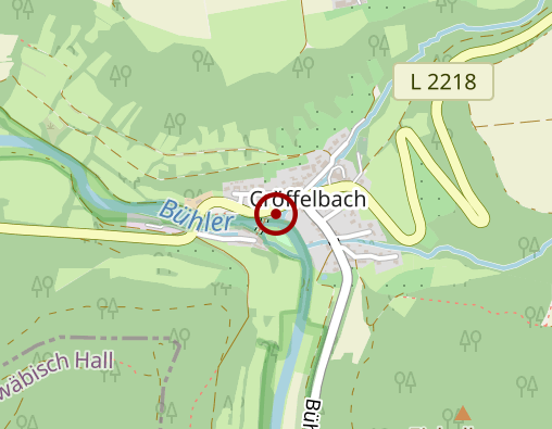 Karte: Betreuungsgruppe vom Einkorn bis zum Bühlertal